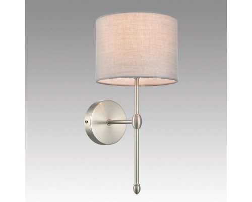 8262/1W CLASSI LN26 металл/текстиль, никель/серый Бра E14 1*40W 220V LATTI