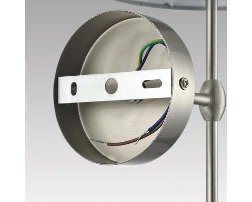 8262/1W CLASSI LN26 металл/текстиль, никель/серый Бра E14 1*40W 220V LATTI