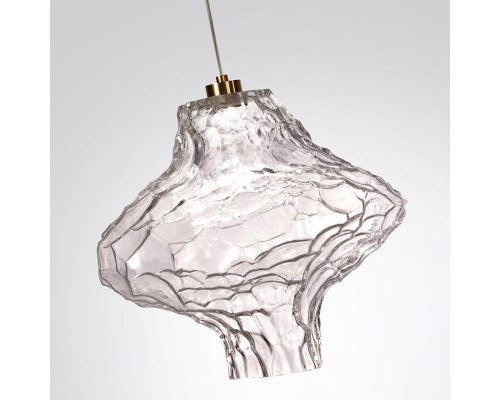 5107/3LA L-VISION  ODL26 антич.бронза/прозрачный металл/стекло Подвес LED x 3W 4000K ORDI