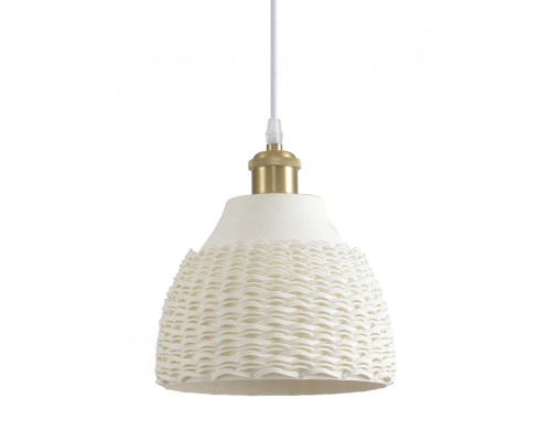 8350/1A SUSPENTIONI белый, металл/керамика Подвес E27 60W 220V CANESTRA