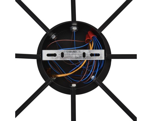 8344/8C COMFI черный, металл Люстра GX53 LED 8*7W 220V TORINA