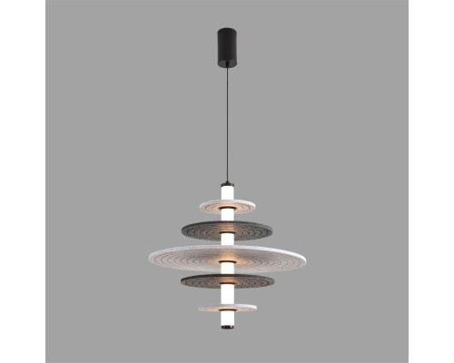 8295/14AL LEDIO черный/светло-серый/темно-серый, металл/фетр/акрил Подвес LED 14W 3000K 220V FELTA