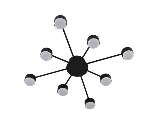 8344/8C COMFI черный, металл Люстра GX53 LED 8*7W 220V TORINA