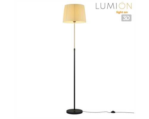 8302/1F MODERNI бронза/черный/бежевый, металл/текстиль Торшер E27 1*60W 220V TUNE