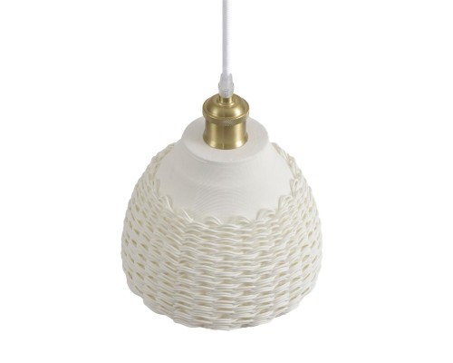 8350/1A SUSPENTIONI белый, металл/керамика Подвес E27 60W 220V CANESTRA