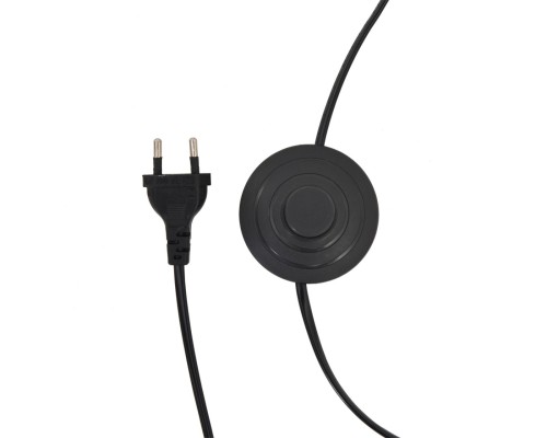 8358/1F CLASSI медь/черный/белый, металл/текстиль Торшер E27 60W 220V IRISA