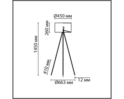 8075/1F NEOCLASSI LN25 368 золото/серый, металл/текстиль Торшер E27 1*60W 220V AVIOLA