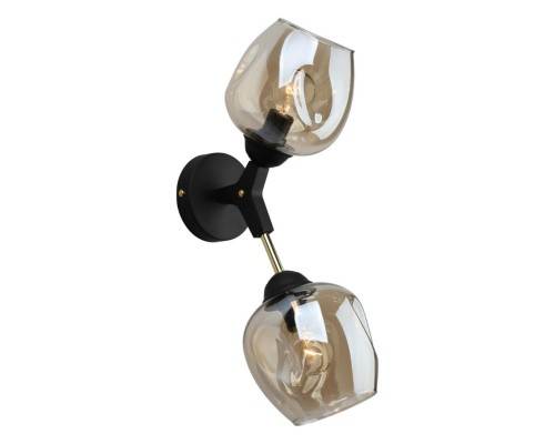 Бра Omnilux OML-93701-02 Savelletri матовый черный Е14 40 Вт Бра Omnilux OML-93701-02 Savelletri матовый черный Е14 40 Вт