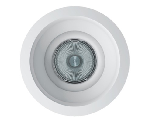 Гипсовый светильник накладной Декоратор PS-002-2 ф70 80мм WH белый