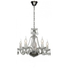 Люстра хрустальная Wertmark WE163.05.103 Bella хром, белый