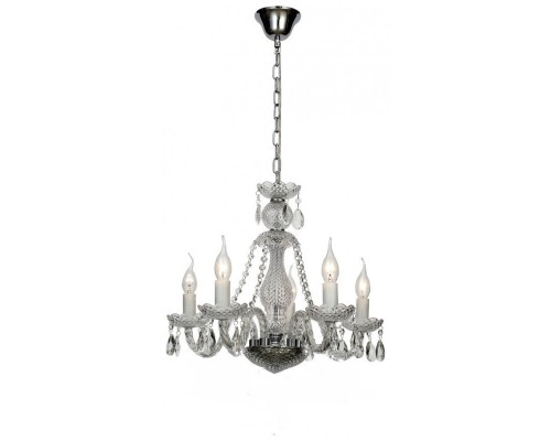 Люстра хрустальная Wertmark WE163.05.103 Bella хром, белый