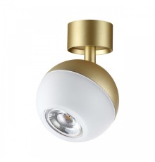370813 OVER NT22 164 матовое золото Светильник накладной IP20 GU10 9W 220V