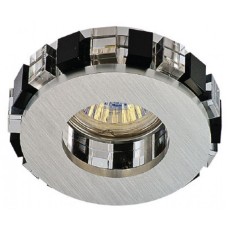 Встраиваемый светильник Светкомплект AG19 ALUM/BK+WH ф90мм MR16