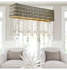 Люстра Lucia Tucci PERSO 4930.6 gold&black