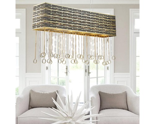 Люстра Lucia Tucci PERSO 4930.6 gold&black