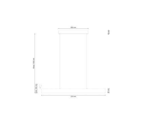 Lucia Tucci AERO 206.30 nero LED