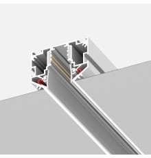 ST039.529.00 Шинопровод 48 под натяжной потолок  ST-Luce Белый Длина 2 000мм SKYLINE 48