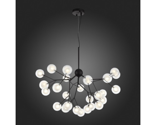 SL376.403.27 Светильник подвесной ST-Luce Черный/Прозрачный, Белый G4 LED 27*2W DEMELE