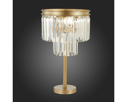 SL1624.204.03 Прикроватная лампа ST-Luce шампань/прозрачный E14 3*40W ERCOLANO