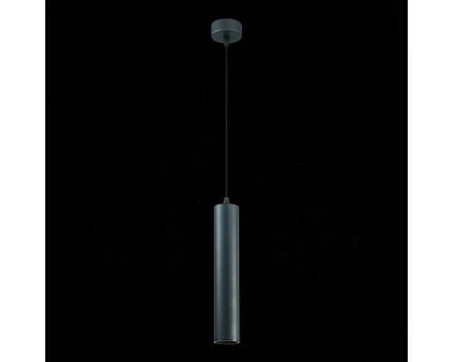 ST151.403.01 Светильник подвесной Черный GU10 1*50W  IP20 D54xH290 220V Без ламп Подвесные светильники