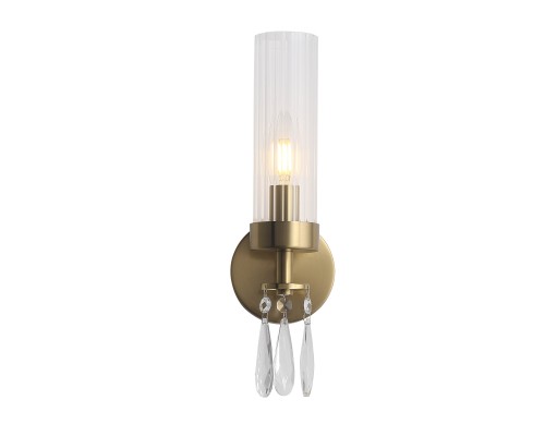 SL1400.301.01 Светильник настенный ST-Luce Латунь/Прозрачный E14*1 40W ИЛЛЮМИА