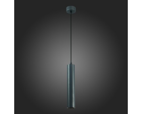 ST151.403.01 Светильник подвесной Черный GU10 1*50W  IP20 D54xH290 220V Без ламп Подвесные светильники