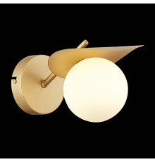 SLE220501-01 Светильник настенный Золотистый/Белый G9 1*5W BOLZANO