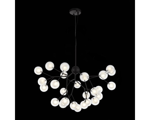 SL376.403.27 Светильник подвесной ST-Luce Черный/Прозрачный, Белый G4 LED 27*2W DEMELE