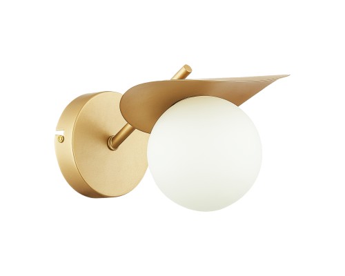 SLE220501-01 Светильник настенный Золотистый/Белый G9 1*5W BOLZANO