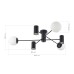 SLE1105-402-06 Светильник потолочный Черный/Белый GU10+E27 3+3*5+60W RAITO