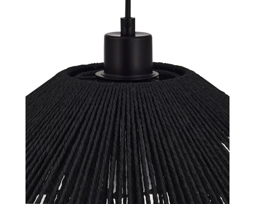 SLE6023-403-01 Светильник подвесной черный/черный E27 1*40W ГОННА