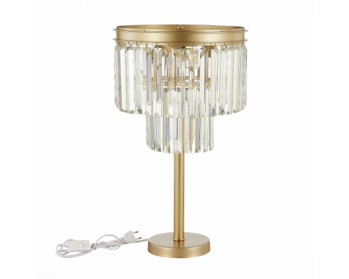 SL1624.204.03 Прикроватная лампа ST-Luce шампань/прозрачный E14 3*40W ERCOLANO