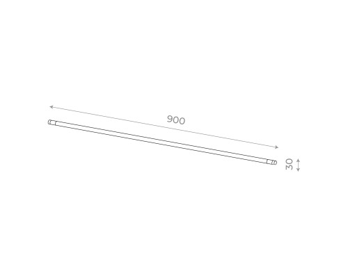 ST1653.429.00 Модуль токоподводящий ST-Luce Черный TECHNO