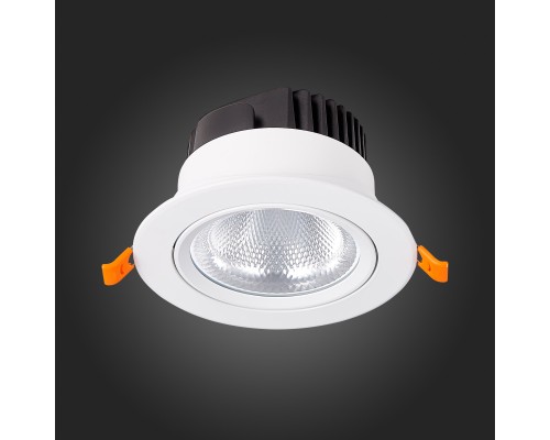 ST211.538.15.36 Св-к встр. Белый LED 1*15W 3000K 1 125Lm Ra80 36° IP20 D109xH65 220-240V Встраиваемые светильники