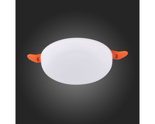 ST700.548.08 Св-к встр. Белый LED 1*8W 4000K 690Lm Ra80 180° IP44 D90xH20 85-265V Встраиваемые светильники