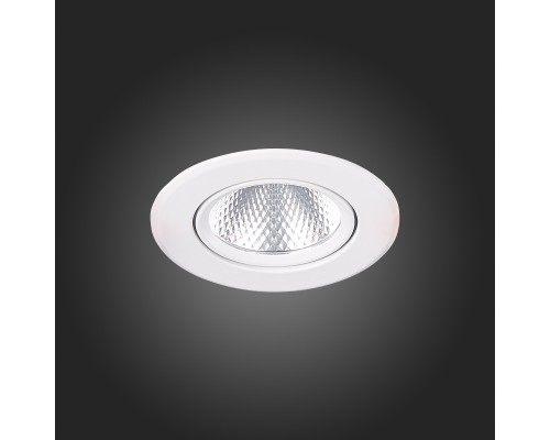 ST211.538.08.36 Св-к встр. Белый LED 1*8W 3000K 640Lm Ra80 36° IP20 D86xH50 220-240V Встраиваемые светильники