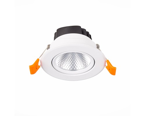 ST211.538.08.36 Св-к встр. Белый LED 1*8W 3000K 640Lm Ra80 36° IP20 D86xH50 220-240V Встраиваемые светильники