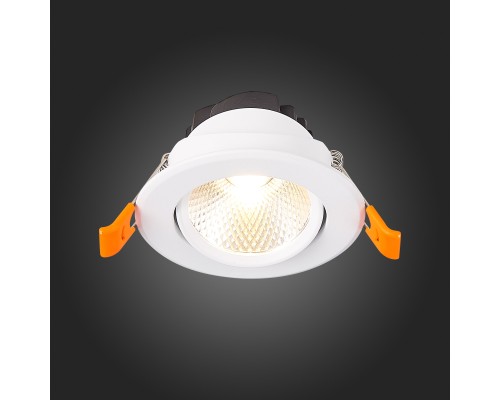 ST211.538.08.36 Св-к встр. Белый LED 1*8W 3000K 640Lm Ra80 36° IP20 D86xH50 220-240V Встраиваемые светильники