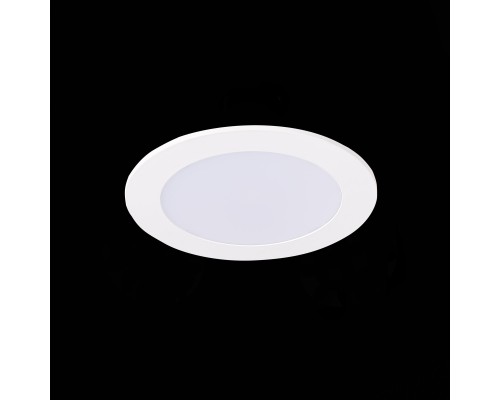 ST209.538.09 Св-к встр. Белый LED 1*9W 3000K 585Lm Ra80 110° IP20 D145xH8 90-265V Встраиваемые светильники