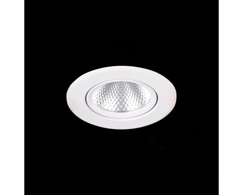 ST211.538.08.36 Св-к встр. Белый LED 1*8W 3000K 640Lm Ra80 36° IP20 D86xH50 220-240V Встраиваемые светильники