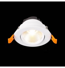 ST211.538.08.36 Св-к встр. Белый LED 1*8W 3000K 640Lm Ra80 36° IP20 D86xH50 220-240V Встраиваемые светильники