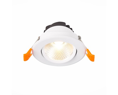 ST211.538.08.36 Св-к встр. Белый LED 1*8W 3000K 640Lm Ra80 36° IP20 D86xH50 220-240V Встраиваемые светильники