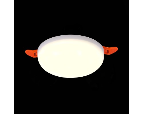 ST700.548.08 Св-к встр. Белый LED 1*8W 4000K 690Lm Ra80 180° IP44 D90xH20 85-265V Встраиваемые светильники