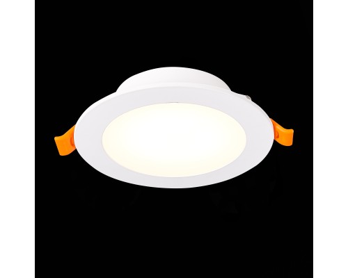 ST212.508.10 Св-к встр. Белый LED 1*10W 3000K/4000K/6000K 850Lm Ra80 110° IP20 D120xH30 220-240V Встраиваемые светильники