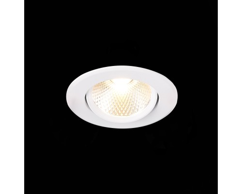 ST211.538.08.36 Св-к встр. Белый LED 1*8W 3000K 640Lm Ra80 36° IP20 D86xH50 220-240V Встраиваемые светильники