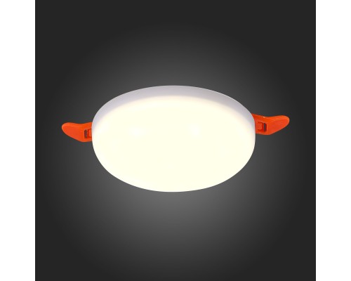 ST700.548.08 Св-к встр. Белый LED 1*8W 4000K 690Lm Ra80 180° IP44 D90xH20 85-265V Встраиваемые светильники