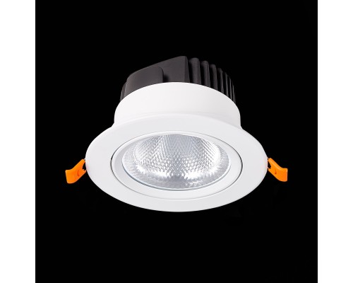 ST211.538.15.36 Св-к встр. Белый LED 1*15W 3000K 1 125Lm Ra80 36° IP20 D109xH65 220-240V Встраиваемые светильники