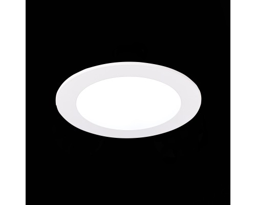 ST212.508.10 Св-к встр. Белый LED 1*10W 3000K/4000K/6000K 850Lm Ra80 110° IP20 D120xH30 220-240V Встраиваемые светильники