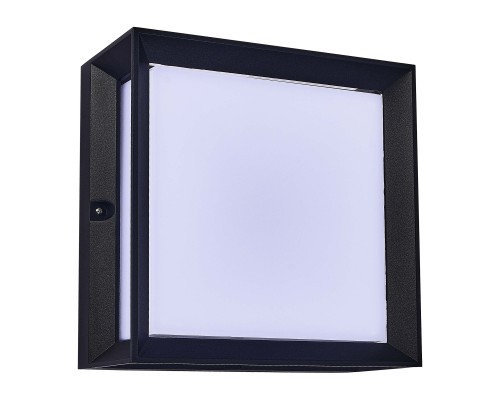 SL077.402.01 Светильник уличный потолочный ST-Luce Черный/Белый LED 1*12W 3000K CUBISTA