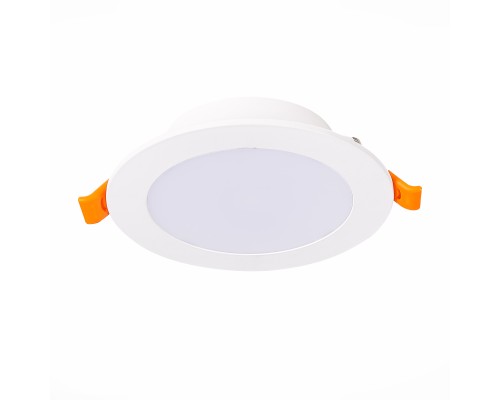 ST212.508.10 Св-к встр. Белый LED 1*10W 3000K/4000K/6000K 850Lm Ra80 110° IP20 D120xH30 220-240V Встраиваемые светильники